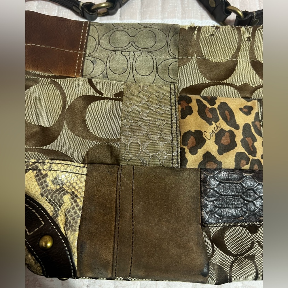 Coach Patchwork Shoulder Bag - image 7